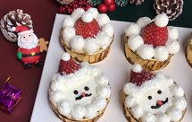 圣诞老人 草莓奶油纸杯杯子蛋糕 手工DIY教程 圣诞礼物