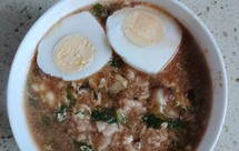 香菇油菜疙瘩汤（孕期）