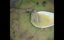 小米猪肝粥～孕产妇的早餐