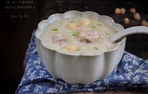 排骨干贝黑小米粥