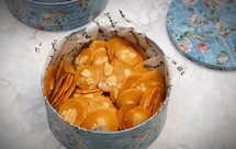 杏仁饼干，黄油杏仁脆