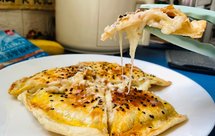 空气炸锅：香蕉奶酪披萨