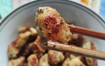 0厨艺蒜香鸡肉小食