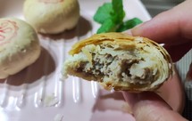 麦芽糖版的苏式鲜肉榨菜月饼