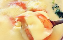 好吃的减肥餐系列！爆炸滑嫩的西兰花豆腐虾仁蒸蛋