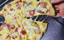 平底锅自制芝士披萨