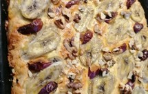 桃仁香蕉红枣派