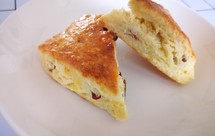 蔓越莓葡萄干司康