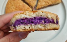 低脂紫薯燕麦司康