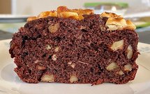 不用打发任何东西的低脂可可香蕉磅蛋糕