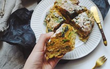 超软田园豆肉松丹波面包——其实是个快手大司康【健康主食】