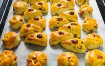 双倍蔓越莓奶油司康