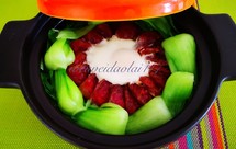 腊肠煲仔饭(塔吉锅版)