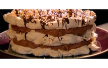 地狱厨房之榛子蛋白巧克力酱甜品塔