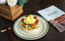 蒲烧鳗鱼缤纷寿司塔