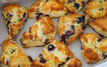 好吃的蓝莓司康