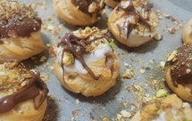 榛子酱海盐奶油泡芙