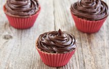 健康蜂蜜巧克力奶油霜纸杯蛋糕装饰➕无糖微波炉燕麦蛋糕