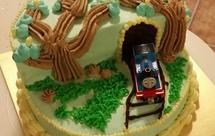 托马斯场景奶油蛋糕