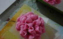 白豆沙裱花奶油霜