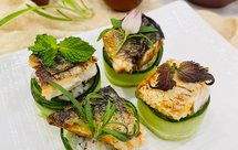 青花鱼黄瓜寿司