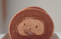 巧克力冰淇淋奶油蛋糕卷