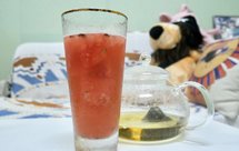 减肥好想喝冷饮之西瓜桂花乌龙