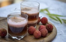 粉红的夏天（荔枝咖啡冷饮）