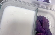 浓郁椰香紫薯糖水汤圆（有自做椰奶教程）