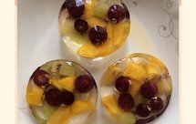 白凉粉水果布丁（果冻）