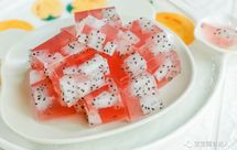火龙果果冻【宝宝辅食】