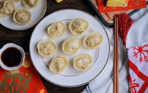 招财进宝-元宝白菜猪肉饺子