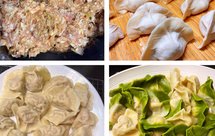 多汁猪肉饺子（面皮肉菜精确）