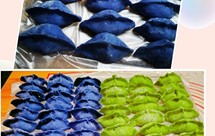 芹菜猪肉馅饺子，附彩色饺子皮做法，超详细！