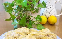 白萝卜香菇虾米猪肉蒸饺