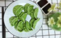 猪肉白菜水饺纯绿色