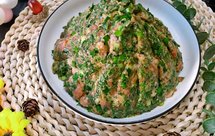 春天的「荠菜猪肉饺子