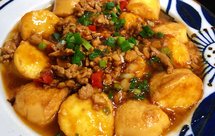 肉末日本豆腐（下饭家常菜）