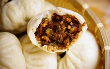 小时候的肉末粉丝包子