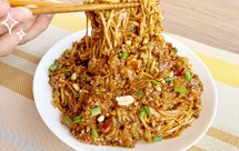 无敌好吃的【鱼香肉沫茄子焖面】，吃完舔盘