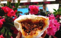 超级好吃的香辣肉末粉丝包