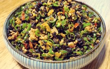 下饭菜-肉沫、辣椒、木耳“马帮菜”