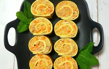 土豆肉糜豆皮卷