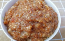 满满汁水的肉馅