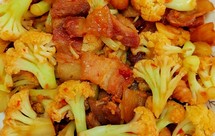 零失败的椰菜花炒五花肉