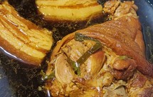 电饭锅卤猪肘子五花肉