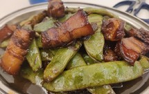 油豆角炖五花肉