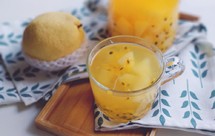 百香果雪梨冰糖水