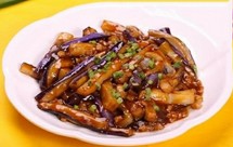 口感超好的红烧肉末茄子
