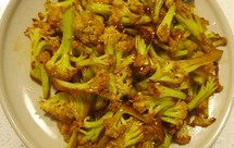 干煸菜花（五花肉）